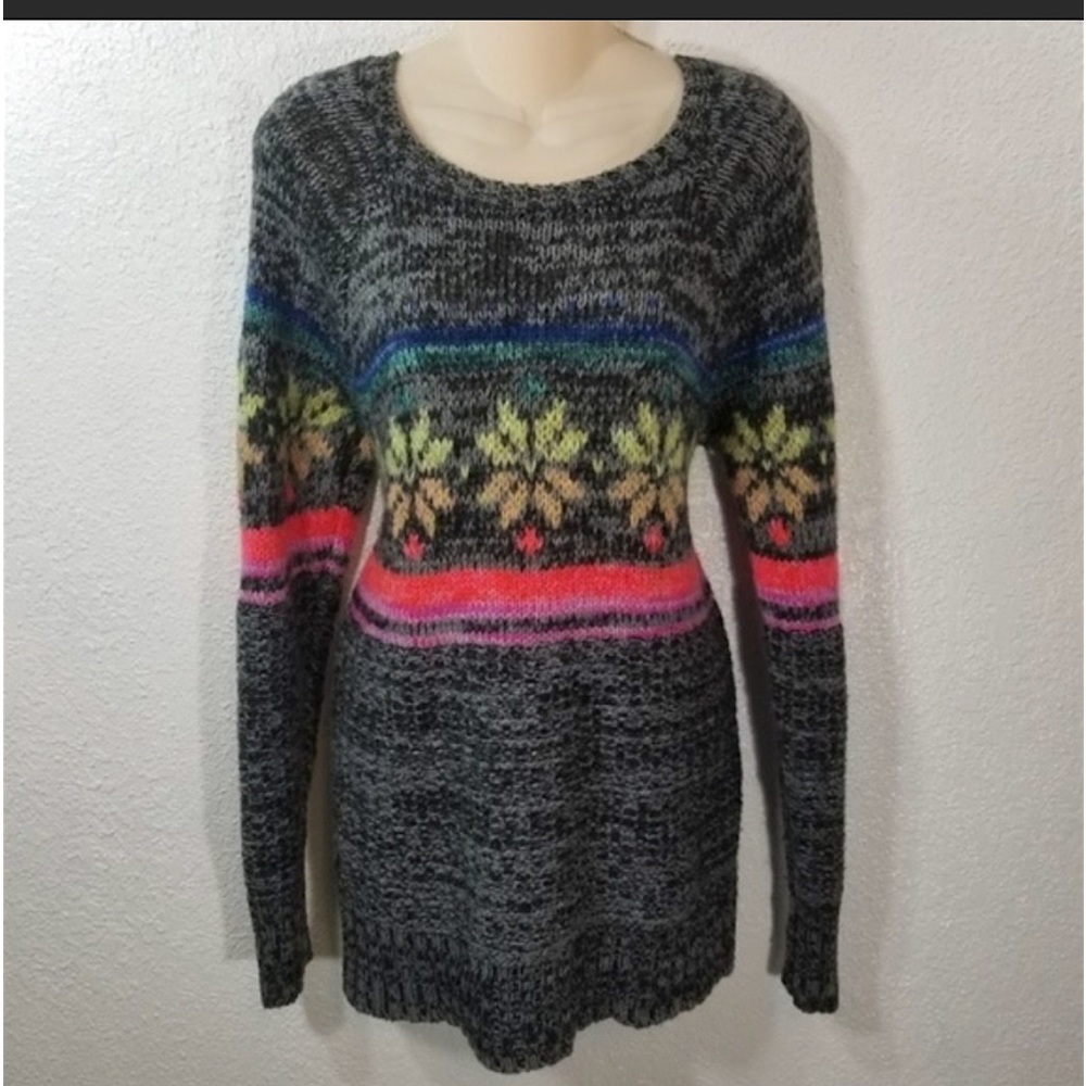 American Eagle Holiday Snowflake Jegging Sweater EUC AEO